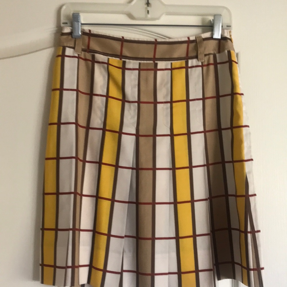 Marc Jacobs pleated silk skirt